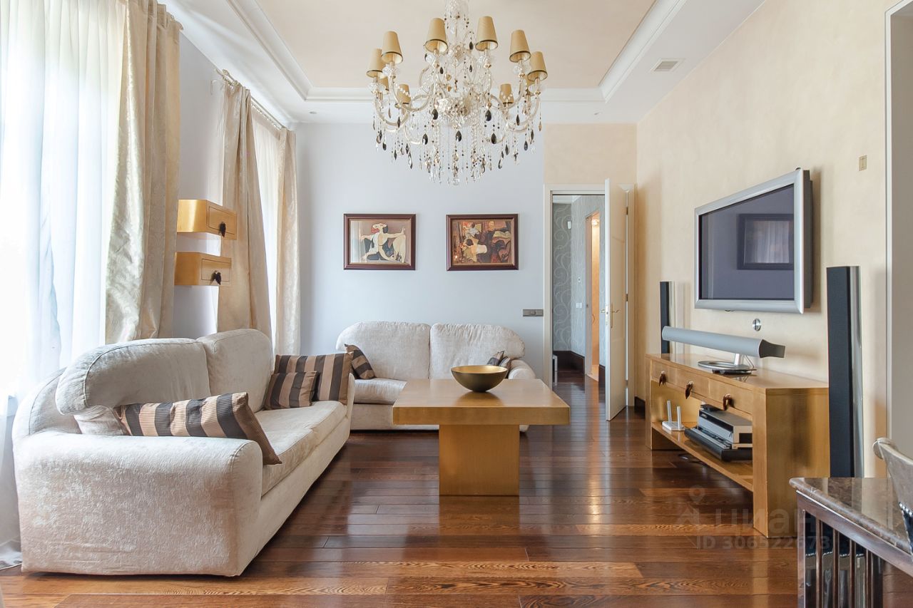 Аренда 3-комн квартиры на вторичном рынке Трехпрудный переулок, 11/13С2