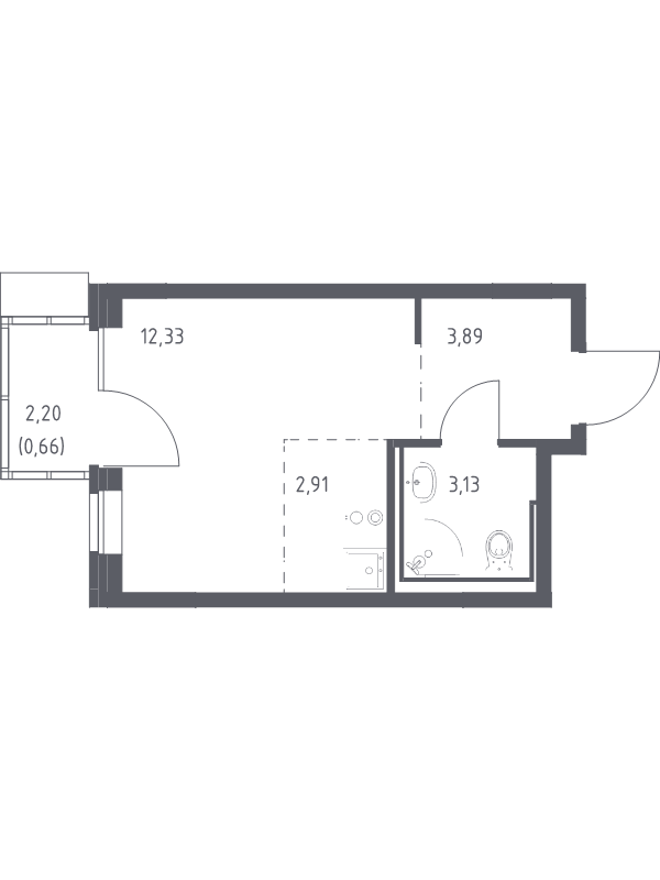 Продажа студии Москва г., Ленинградское ш.,  к. 6