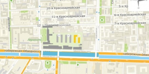 1-комн квартира Лермонтовский пр-кт,  д. 54