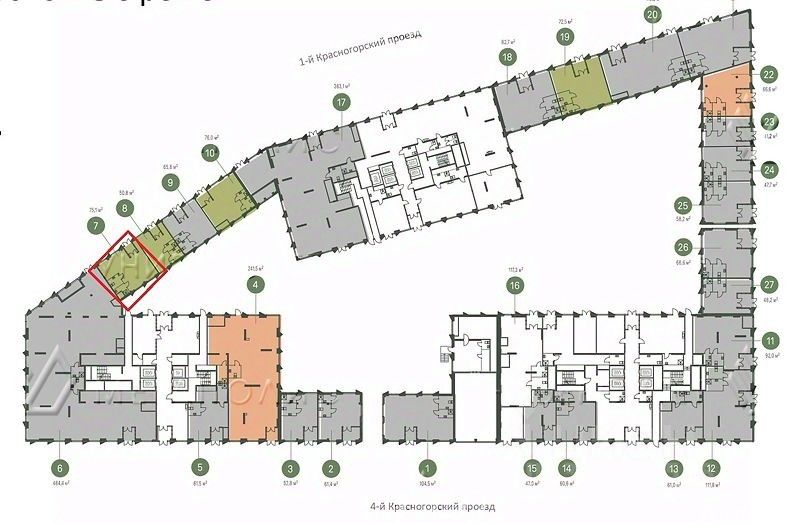 Продажа ПСН Красногорский 1-й проезд,  д. 4 с1А