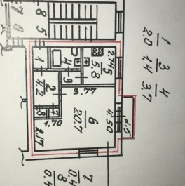 Аренда 1-комн квартиры на вторичном рынке улица Судостроителей,  д. 7