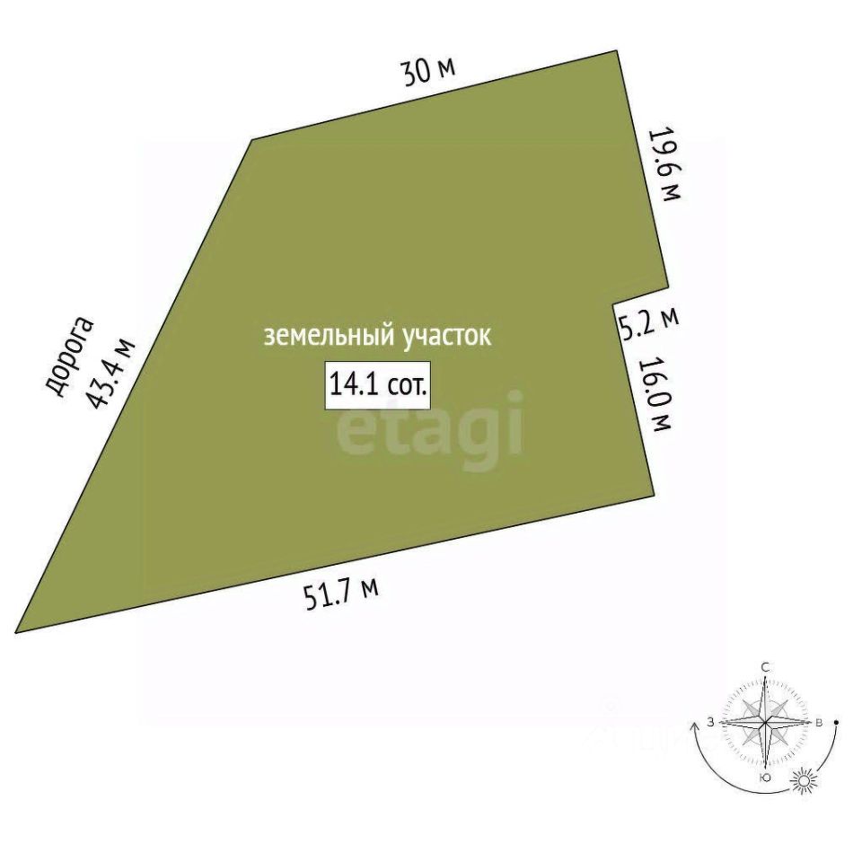 Продажа земли Репиноф кп,  д. 41