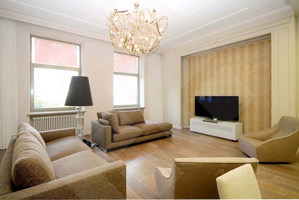 Аренда 4-комн квартиры на вторичном рынке Якиманский переулок, 6