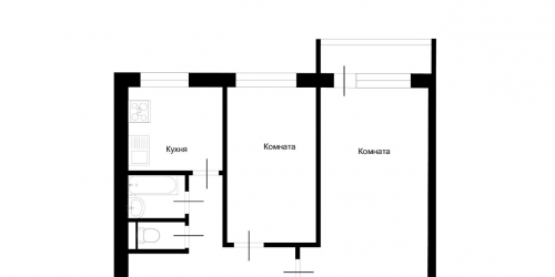 2-комн квартира ул Бауманская,  д. 27