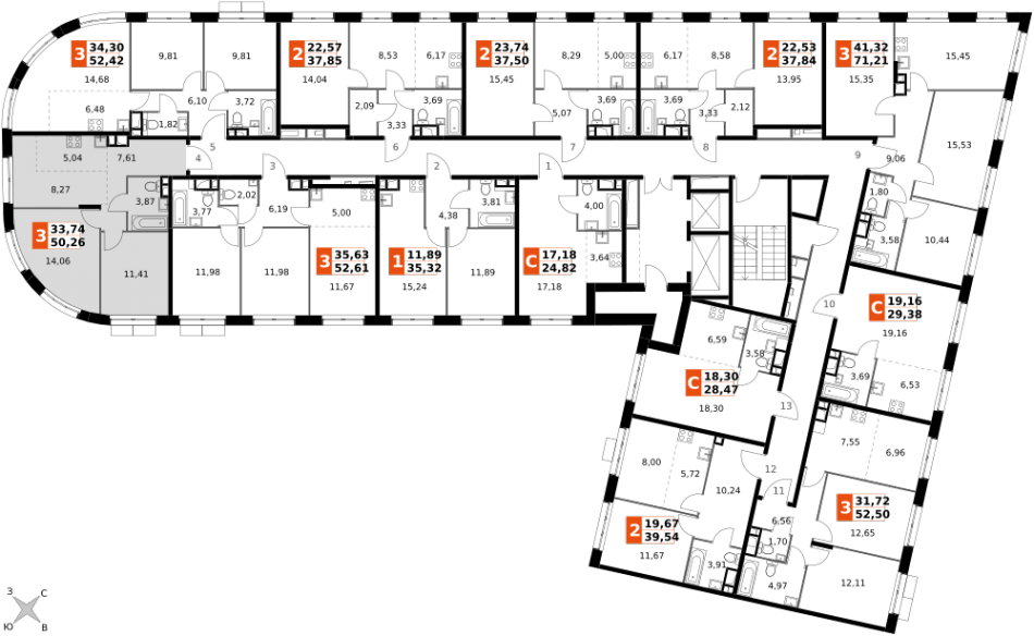 Продажа 3-комн квартиры в новостройке дер. Говорово