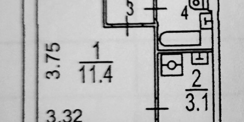 1-комн квартира проезд Черского,  д. 11