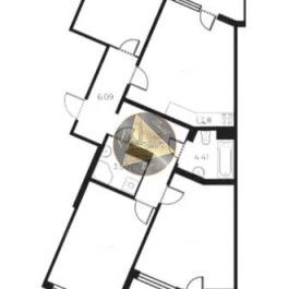 Продажа 3-комн квартиры на вторичном рынке ул Береговая,  д. 27,  к. 1