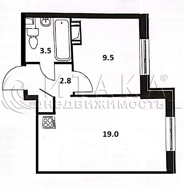 Продажа 1-комн квартиры на вторичном рынке Петергофское ш., д. 84, корп. 19, стр. 1