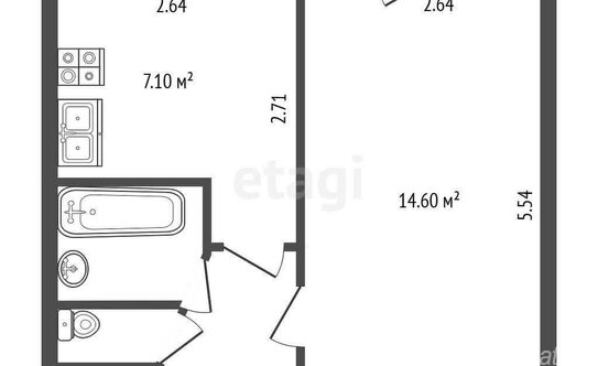 Продажа 1-комн квартиры на вторичном рынке Кировск, ул Набережная,  д. 1,  к. 4