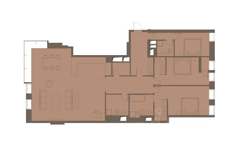 Продажа 4-комн квартиры на вторичном рынке 2-я Звенигородская улица, 11