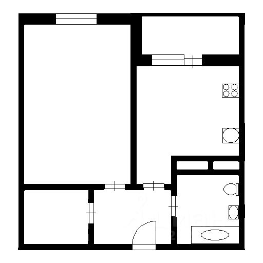 Аренда 1-комн квартиры на вторичном рынке Производственная улица, 10к2