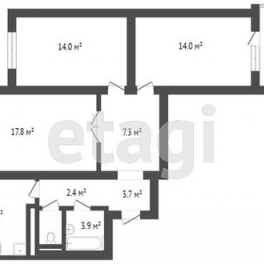 Продажа 3-комн квартиры на вторичном рынке улица Ивана Бабушкина,  д. 3
