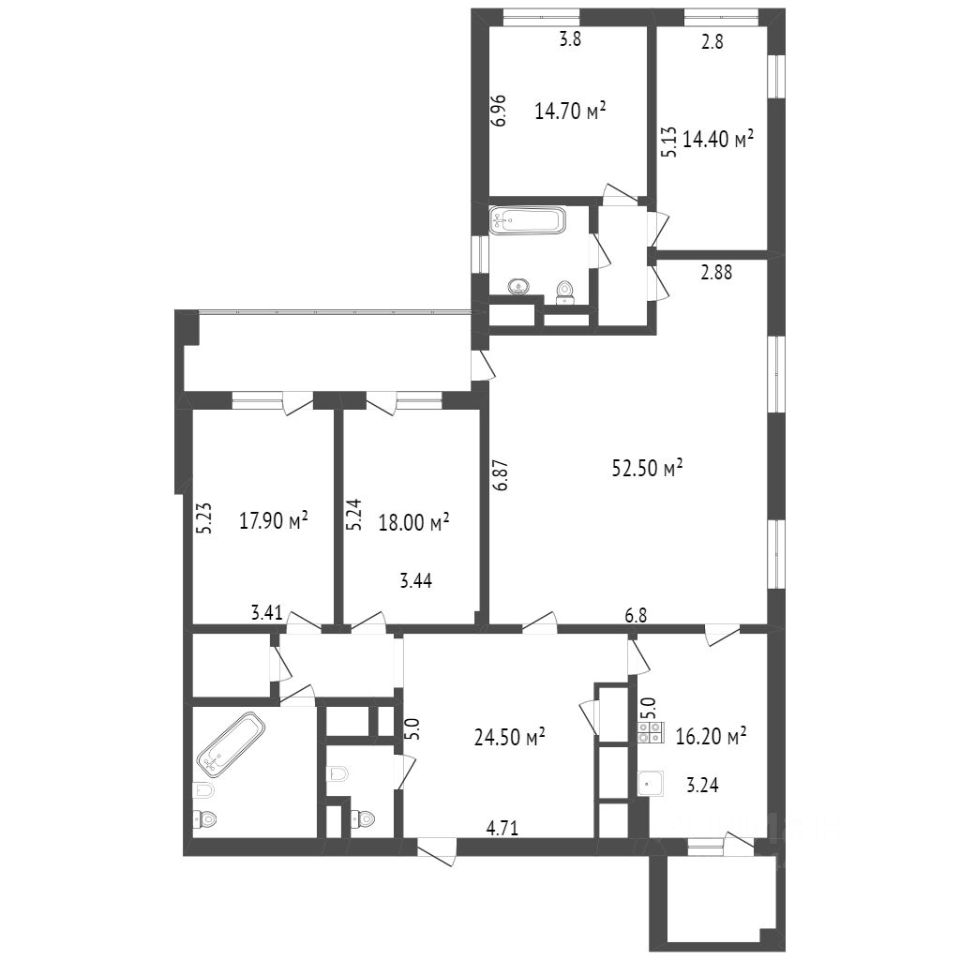 Продажа 5-комн квартиры на вторичном рынке Ломоносовский проспект, 7К5