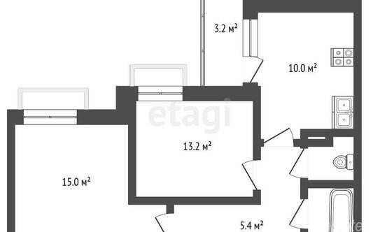 Продажа 2-комн квартиры на вторичном рынке Николо-Урюпино, улица Полковника Глазунова,  д. 9