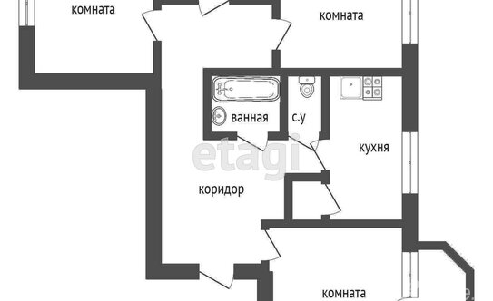 Продажа 3-комн квартиры на вторичном рынке Культуры пр-кт,  д. 25 к4