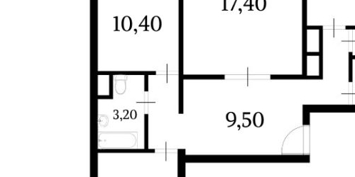 3-комн квартира Скобелевская улица, 23К4