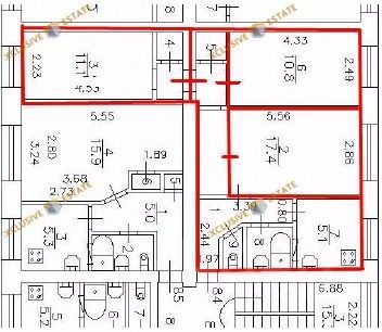 Продажа 3-комн квартиры на вторичном рынке Балтийская улица, 2/14
