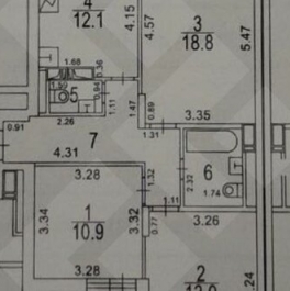Продажа 3-комн квартиры на вторичном рынке Коровинское ш,  д. 12