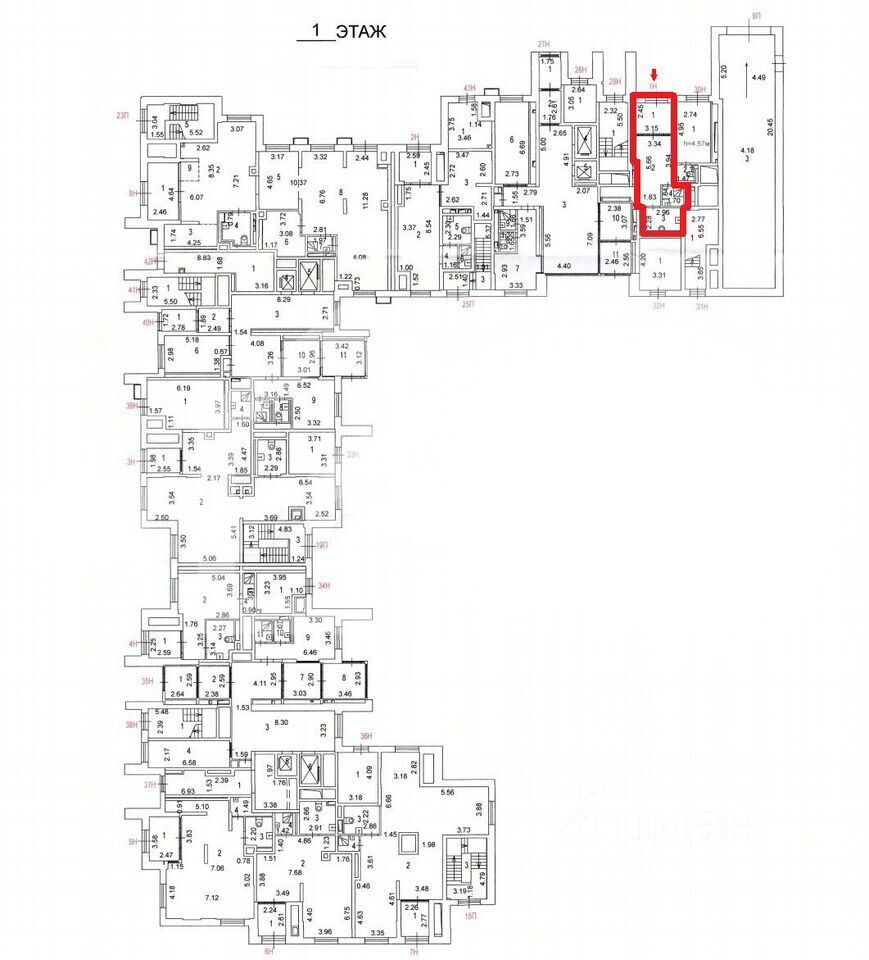 Продажа торгового помещения ул Дубининская,  д. 69,  к. 30А
