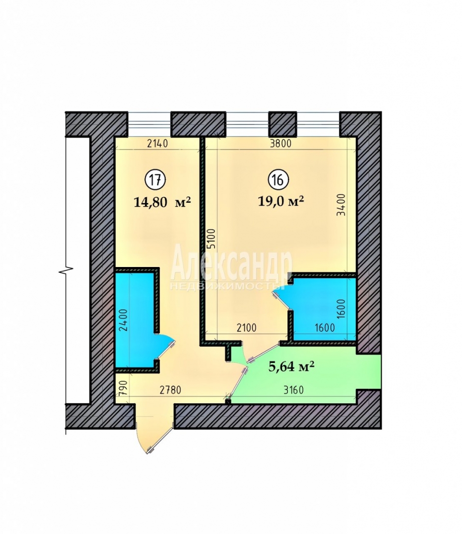 Продажа студии 4-я линия В.О.,  д. 7