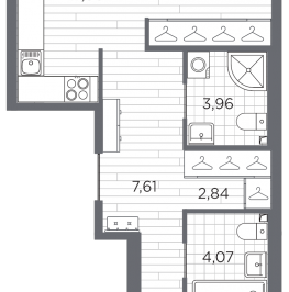 Продажа 2-комн квартиры в новостройке Санкт-Петербург г., Шкиперский проток, к. 3 Продажа 2-комн квартиры в новостройке Санкт-Петербург г., Шкиперский проток, к. 3