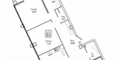 3-комн квартира Эсперова ул,  д. 16/23