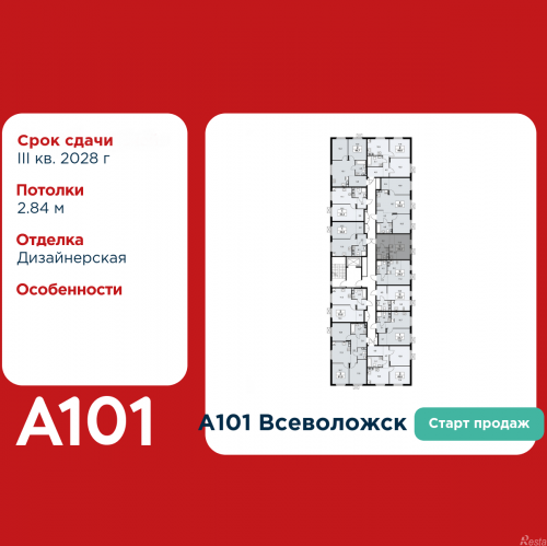 Студия Всеволожск, микрорайон Южный