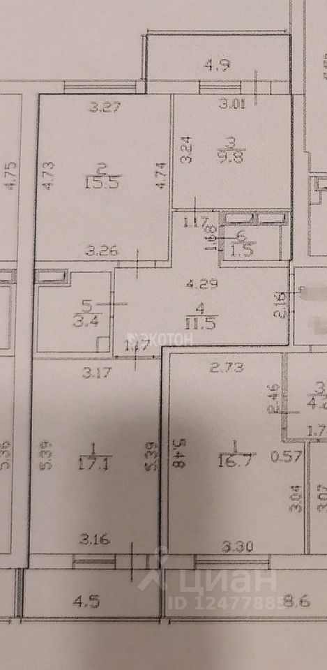 Продажа 2-комн квартиры на вторичном рынке Союзный проспект, 4
