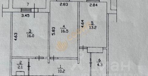 2-комн квартира Южный мкр, проспект Добровольского, 20к2