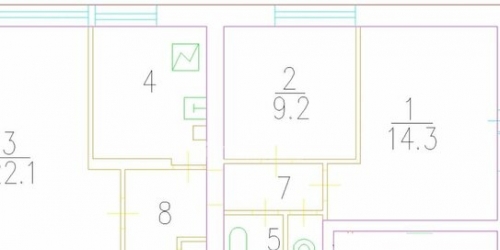 2-комн квартира ул Левобережная,  д. 4,  к. 7