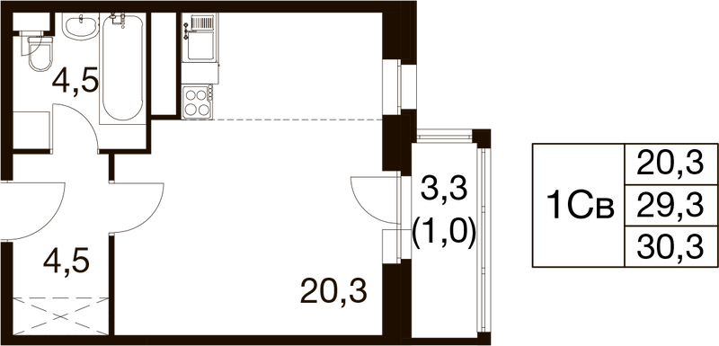 Продажа студии Балашиха г., Проектная ул.,  к. 1