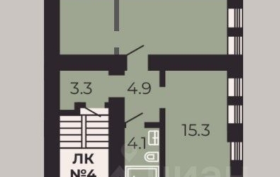 2-комн квартира Большая Подьяческая улица, 1-3