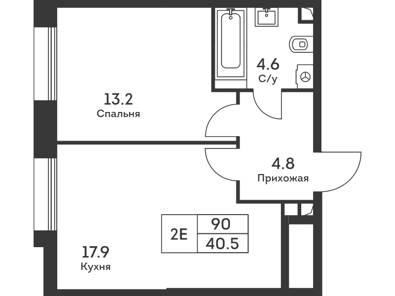 Продажа 1-комн квартиры в новостройке Москва г., Дербеневская ул.,  к. 1