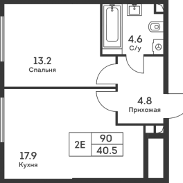 Продажа 1-комн квартиры в новостройке Москва г., Дербеневская ул.,  к. 1