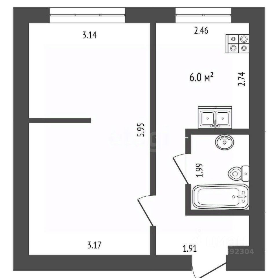 Продажа 1-комн квартиры на вторичном рынке Петрозаводская улица, 22