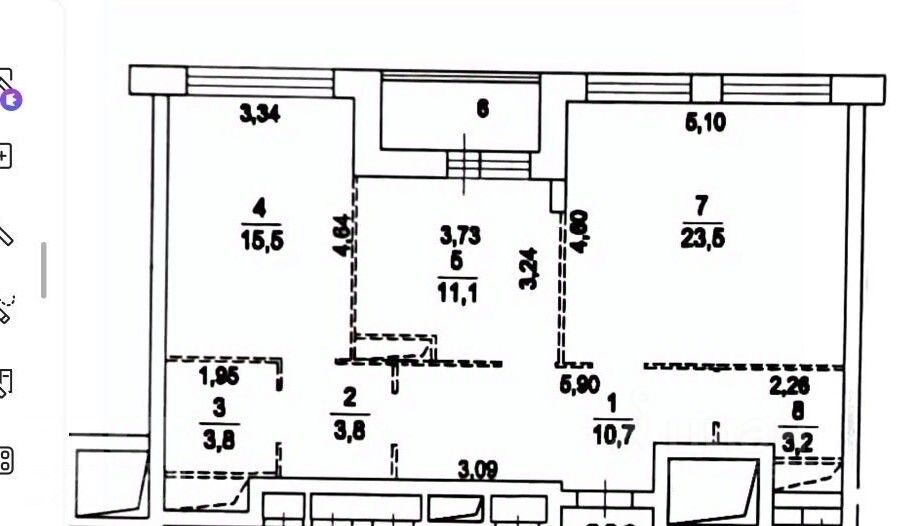 Продажа 3-комн квартиры на вторичном рынке Котельники, улица Сосновая, 2к4