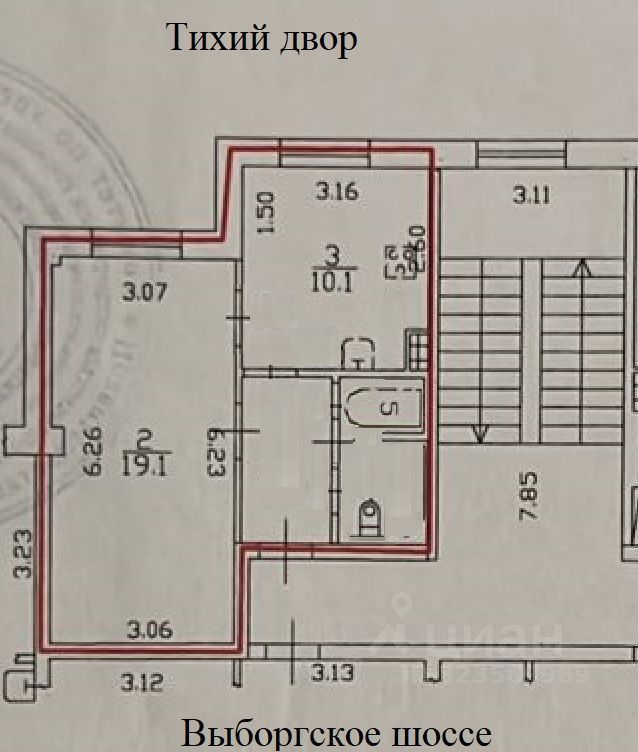 Продажа 1-комн квартиры на вторичном рынке Выборгское шоссе, 112