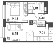 Продать Квартиры в новостройке Пушкино г., Зелёная Роща ул.   11