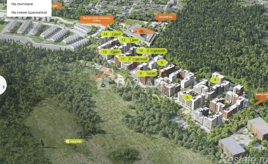 Продажа 3-комн квартиры на вторичном рынке Опалиха, улица Александра Блока,  д. 12 к4