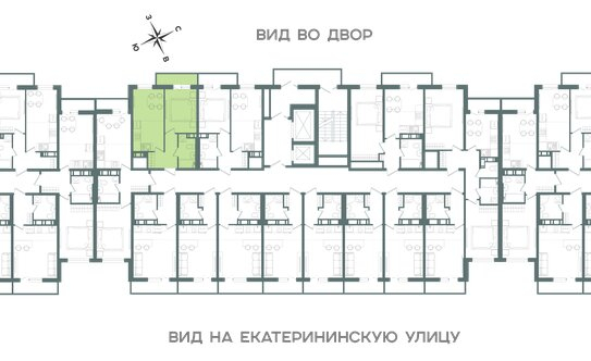 Продажа 1-комн квартиры на вторичном рынке Мурино г, Екатерининская ул