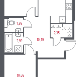 Продажа 2-комн квартиры в новостройке Пушкин г., 1-я линия, территория Лесное, к. 2.2 Продажа 2-комн квартиры в новостройке Пушкин г., 1-я линия, территория Лесное, к. 2.2