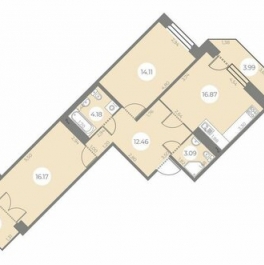 Продажа 2-комн квартиры на вторичном рынке Маршала Захарова ул,  д. 8
