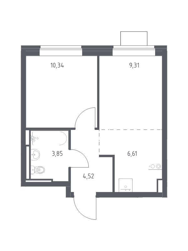 Продажа 1-комн квартиры в новостройке Богданиха д., Красная Слобода ул.,  к. 7.3