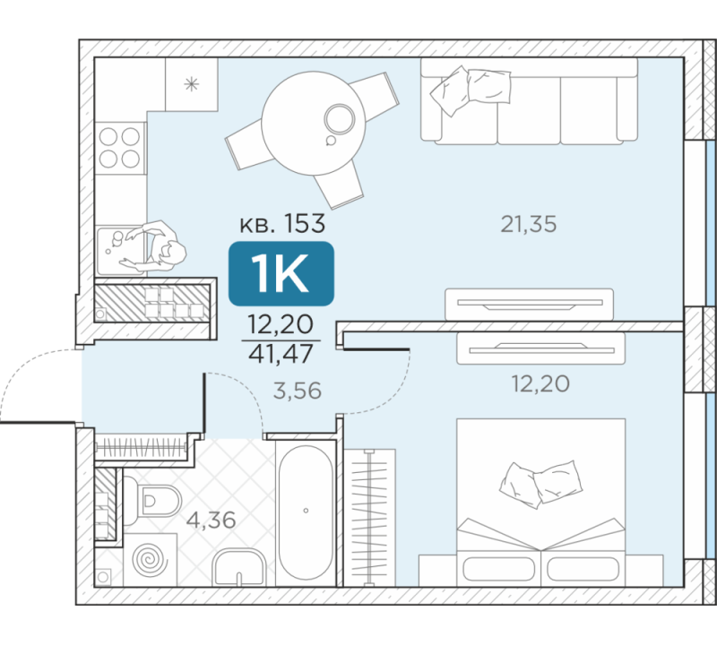 Продажа 1-комн квартиры в новостройке Санкт-Петербург г., Новгородская ул.,  к. 14А