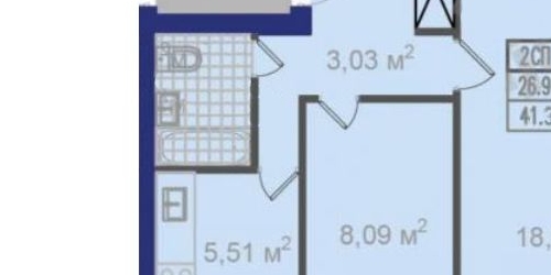 2-комн квартира улица Шаболовка, 59К2