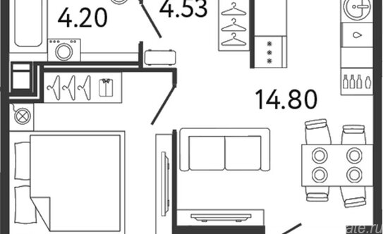 Продажа 1-комн квартиры на вторичном рынке Плесецкая ул,  д. 17,  к. 1