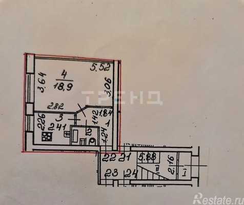 Продажа 1-комн квартиры на вторичном рынке Тамбовская ул,  д. 47