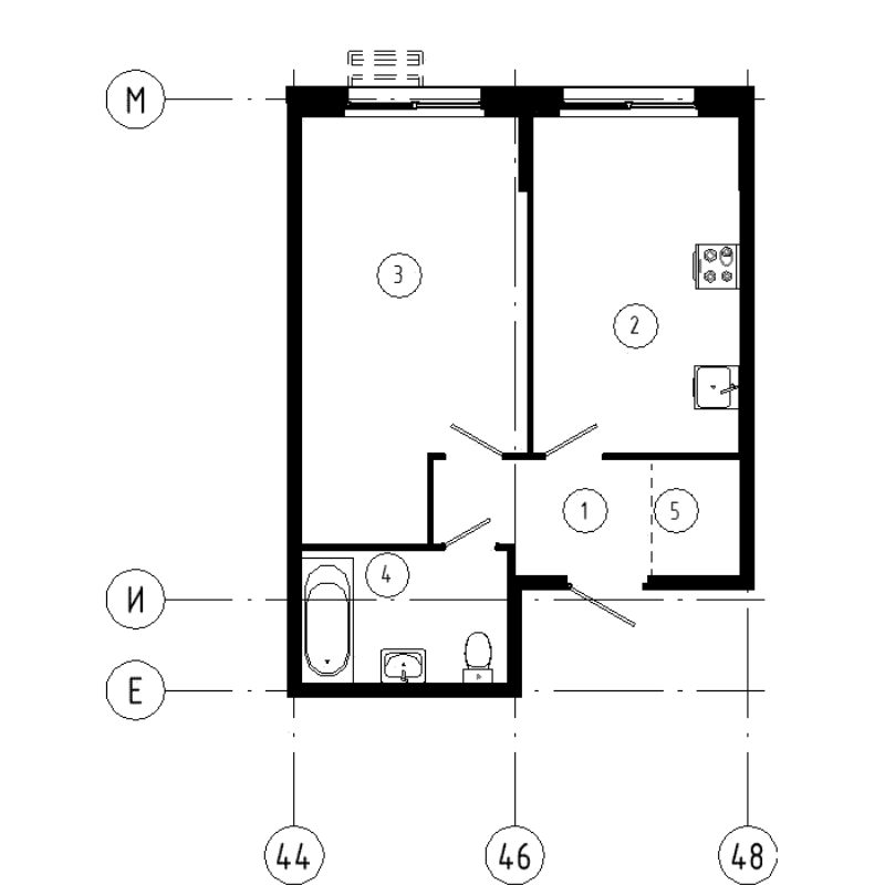 Продажа 1-комн квартиры в новостройке Мурино п., Южный проезд,  к. 1.11
