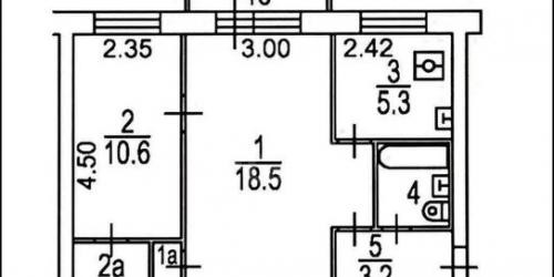 2-комн квартира проезд Нансена,  д. 12,  к. 1