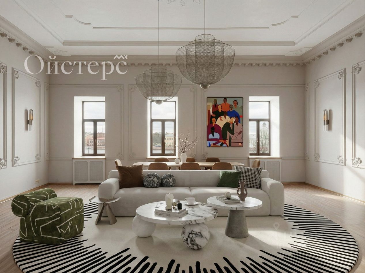 Продажа 5-комн квартиры на вторичном рынке Адмиралтейская набережная, 12-14